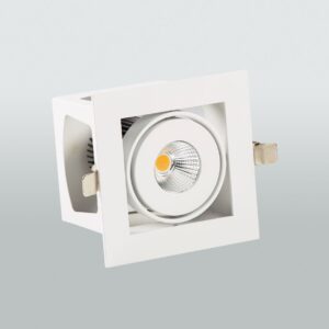 LED-Deckeneinbaustrahler kardanisch; 136mm; 1-Flammig; 5.000K