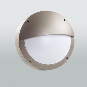 LED Decken-/ Wandanbauleuchten außen Ø365mm; 4.000K; 21W; RAL9007