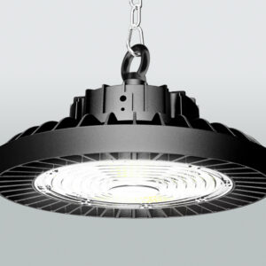 LED-Hallentiefstrahler Diskus HT2/200 schwarz; 5.000K